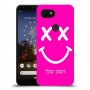 סמיילי כיסוי מגן קשיח בעיצוב אישי עם השם שלך ל Google Pixel 3a XL יחידה אחת סקרין מובייל