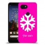 שלג כיסוי מגן קשיח בעיצוב אישי עם השם שלך ל Google Pixel 3a XL יחידה אחת סקרין מובייל