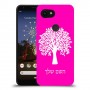 עץ כיסוי מגן קשיח בעיצוב אישי עם השם שלך ל Google Pixel 3a XL יחידה אחת סקרין מובייל