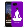 יוגה כיסוי מגן קשיח בעיצוב אישי עם השם שלך ל Google Pixel 3a XL יחידה אחת סקרין מובייל