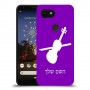כינור כיסוי מגן קשיח בעיצוב אישי עם השם שלך ל Google Pixel 3a XL יחידה אחת סקרין מובייל