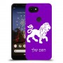 אריה כיסוי מגן קשיח בעיצוב אישי עם השם שלך ל Google Pixel 3a XL יחידה אחת סקרין מובייל