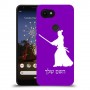 סמוראי כיסוי מגן קשיח בעיצוב אישי עם השם שלך ל Google Pixel 3a XL יחידה אחת סקרין מובייל