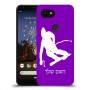 סקִי כיסוי מגן קשיח בעיצוב אישי עם השם שלך ל Google Pixel 3a XL יחידה אחת סקרין מובייל