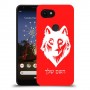 זאב כיסוי מגן קשיח בעיצוב אישי עם השם שלך ל Google Pixel 3a XL יחידה אחת סקרין מובייל