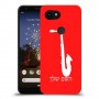 סקספון כיסוי מגן קשיח בעיצוב אישי עם השם שלך ל Google Pixel 3a XL יחידה אחת סקרין מובייל