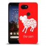 טלה כיסוי מגן קשיח בעיצוב אישי עם השם שלך ל Google Pixel 3a XL יחידה אחת סקרין מובייל