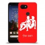 תאומים כיסוי מגן קשיח בעיצוב אישי עם השם שלך ל Google Pixel 3a XL יחידה אחת סקרין מובייל