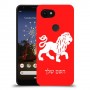 אריה כיסוי מגן קשיח בעיצוב אישי עם השם שלך ל Google Pixel 3a XL יחידה אחת סקרין מובייל