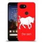 שור כיסוי מגן קשיח בעיצוב אישי עם השם שלך ל Google Pixel 3a XL יחידה אחת סקרין מובייל