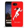 רץ כיסוי מגן קשיח בעיצוב אישי עם השם שלך ל Google Pixel 3a XL יחידה אחת סקרין מובייל