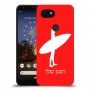 גלישה כיסוי מגן קשיח בעיצוב אישי עם השם שלך ל Google Pixel 3a XL יחידה אחת סקרין מובייל