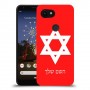 מגן דוד - ישראל כיסוי מגן קשיח בעיצוב אישי עם השם שלך ל Google Pixel 3a XL יחידה אחת סקרין מובייל