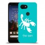 עקרב כיסוי מגן קשיח בעיצוב אישי עם השם שלך ל Google Pixel 3a XL יחידה אחת סקרין מובייל