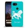 אריה כיסוי מגן קשיח בעיצוב אישי עם השם שלך ל Google Pixel 3a XL יחידה אחת סקרין מובייל