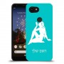 בתולה כיסוי מגן קשיח בעיצוב אישי עם השם שלך ל Google Pixel 3a XL יחידה אחת סקרין מובייל