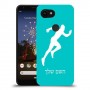 רץ כיסוי מגן קשיח בעיצוב אישי עם השם שלך ל Google Pixel 3a XL יחידה אחת סקרין מובייל