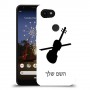 כינור כיסוי מגן קשיח בעיצוב אישי עם השם שלך ל Google Pixel 3a XL יחידה אחת סקרין מובייל