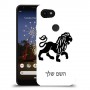 אריה כיסוי מגן קשיח בעיצוב אישי עם השם שלך ל Google Pixel 3a XL יחידה אחת סקרין מובייל