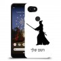 סמוראי כיסוי מגן קשיח בעיצוב אישי עם השם שלך ל Google Pixel 3a XL יחידה אחת סקרין מובייל