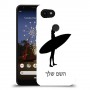 גלישה כיסוי מגן קשיח בעיצוב אישי עם השם שלך ל Google Pixel 3a XL יחידה אחת סקרין מובייל