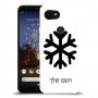 שלג כיסוי מגן קשיח בעיצוב אישי עם השם שלך ל Google Pixel 3a XL יחידה אחת סקרין מובייל