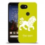 אריה כיסוי מגן קשיח בעיצוב אישי עם השם שלך ל Google Pixel 3a XL יחידה אחת סקרין מובייל