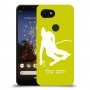 סקִי כיסוי מגן קשיח בעיצוב אישי עם השם שלך ל Google Pixel 3a XL יחידה אחת סקרין מובייל