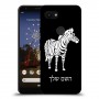 זברה כיסוי מגן קשיח בעיצוב אישי עם השם שלך ל Google Pixel 3a יחידה אחת סקרין מובייל