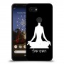 יוגה כיסוי מגן קשיח בעיצוב אישי עם השם שלך ל Google Pixel 3a יחידה אחת סקרין מובייל
