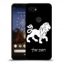 אריה כיסוי מגן קשיח בעיצוב אישי עם השם שלך ל Google Pixel 3a יחידה אחת סקרין מובייל