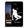 סקִי כיסוי מגן קשיח בעיצוב אישי עם השם שלך ל Google Pixel 3a יחידה אחת סקרין מובייל