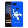 עקרב כיסוי מגן קשיח בעיצוב אישי עם השם שלך ל Google Pixel 3a יחידה אחת סקרין מובייל