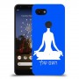 יוגה כיסוי מגן קשיח בעיצוב אישי עם השם שלך ל Google Pixel 3a יחידה אחת סקרין מובייל