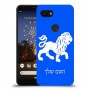 אריה כיסוי מגן קשיח בעיצוב אישי עם השם שלך ל Google Pixel 3a יחידה אחת סקרין מובייל