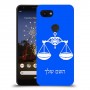 מאזניים כיסוי מגן קשיח בעיצוב אישי עם השם שלך ל Google Pixel 3a יחידה אחת סקרין מובייל