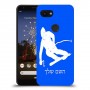 סקִי כיסוי מגן קשיח בעיצוב אישי עם השם שלך ל Google Pixel 3a יחידה אחת סקרין מובייל
