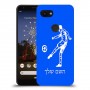שחקן כדורגל כיסוי מגן קשיח בעיצוב אישי עם השם שלך ל Google Pixel 3a יחידה אחת סקרין מובייל