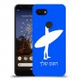 גלישה כיסוי מגן קשיח בעיצוב אישי עם השם שלך ל Google Pixel 3a יחידה אחת סקרין מובייל