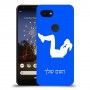 אימון ספורט - אישה כיסוי מגן קשיח בעיצוב אישי עם השם שלך ל Google Pixel 3a יחידה אחת סקרין מובייל