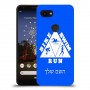 טריאתלון כיסוי מגן קשיח בעיצוב אישי עם השם שלך ל Google Pixel 3a יחידה אחת סקרין מובייל