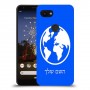 עולם כיסוי מגן קשיח בעיצוב אישי עם השם שלך ל Google Pixel 3a יחידה אחת סקרין מובייל