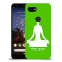 יוגה כיסוי מגן קשיח בעיצוב אישי עם השם שלך ל Google Pixel 3a יחידה אחת סקרין מובייל