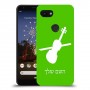 כינור כיסוי מגן קשיח בעיצוב אישי עם השם שלך ל Google Pixel 3a יחידה אחת סקרין מובייל