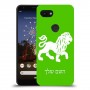 אריה כיסוי מגן קשיח בעיצוב אישי עם השם שלך ל Google Pixel 3a יחידה אחת סקרין מובייל