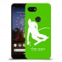 סקִי כיסוי מגן קשיח בעיצוב אישי עם השם שלך ל Google Pixel 3a יחידה אחת סקרין מובייל
