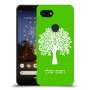 עץ כיסוי מגן קשיח בעיצוב אישי עם השם שלך ל Google Pixel 3a יחידה אחת סקרין מובייל