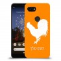 תרנגול כיסוי מגן קשיח בעיצוב אישי עם השם שלך ל Google Pixel 3a יחידה אחת סקרין מובייל