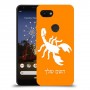 עקרב כיסוי מגן קשיח בעיצוב אישי עם השם שלך ל Google Pixel 3a יחידה אחת סקרין מובייל