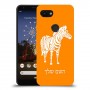 זברה כיסוי מגן קשיח בעיצוב אישי עם השם שלך ל Google Pixel 3a יחידה אחת סקרין מובייל